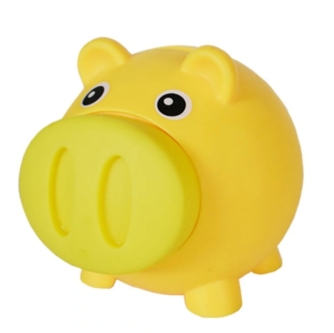 Promotional Cute Pig Shape Piggy Bank Plastic Piggy Bank Pig