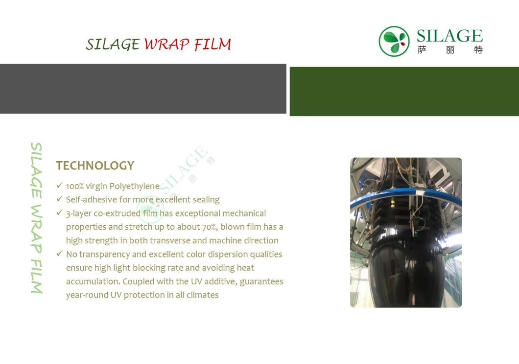 Alfalfa Silage Wrap Film for Packing Ruminant Fodder